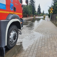 Walka ze skutkami nawałnicy w naszym rejonie 28.VI.22 r.