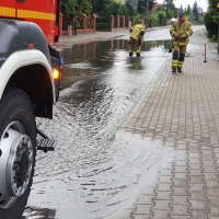 Walka ze skutkami nawałnicy w naszym rejonie 28.VI.22 r.