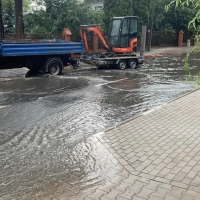 Walka ze skutkami nawałnicy w naszym rejonie 28.VI.22 r.