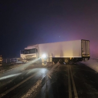 Wypadek ciągnika siodłowego 7.III.23 r.