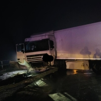 Wypadek ciągnika siodłowego 7.III.23 r.