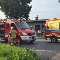 Wypadek na drodze krajowej 92 13.VIII.22 r.