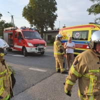 Wypadek na drodze krajowej 92 13.VIII.22 r.