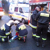 Wypadek w Lisicach 13 XII 2011 r